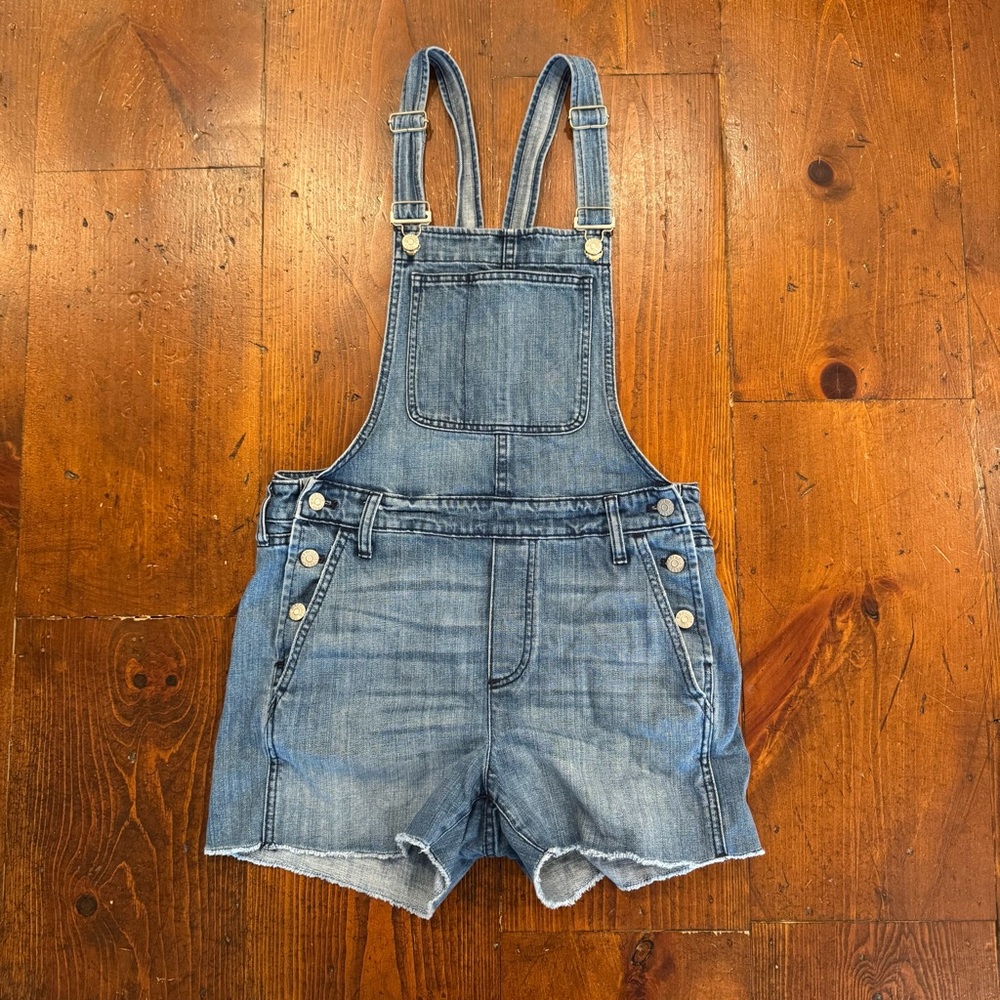 Madewell Adirondack Blue Denim Overalls- Small